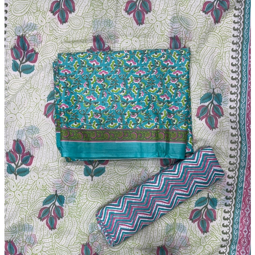 Celestial Pure Cotton Print Suit Set (Luxury Feel)