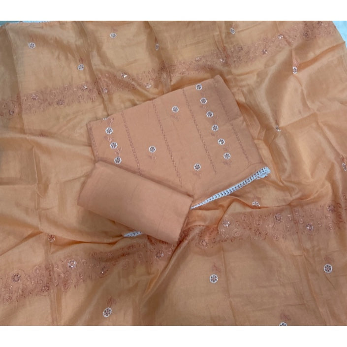 Premium Chikankari Pure Cotton Suit Set