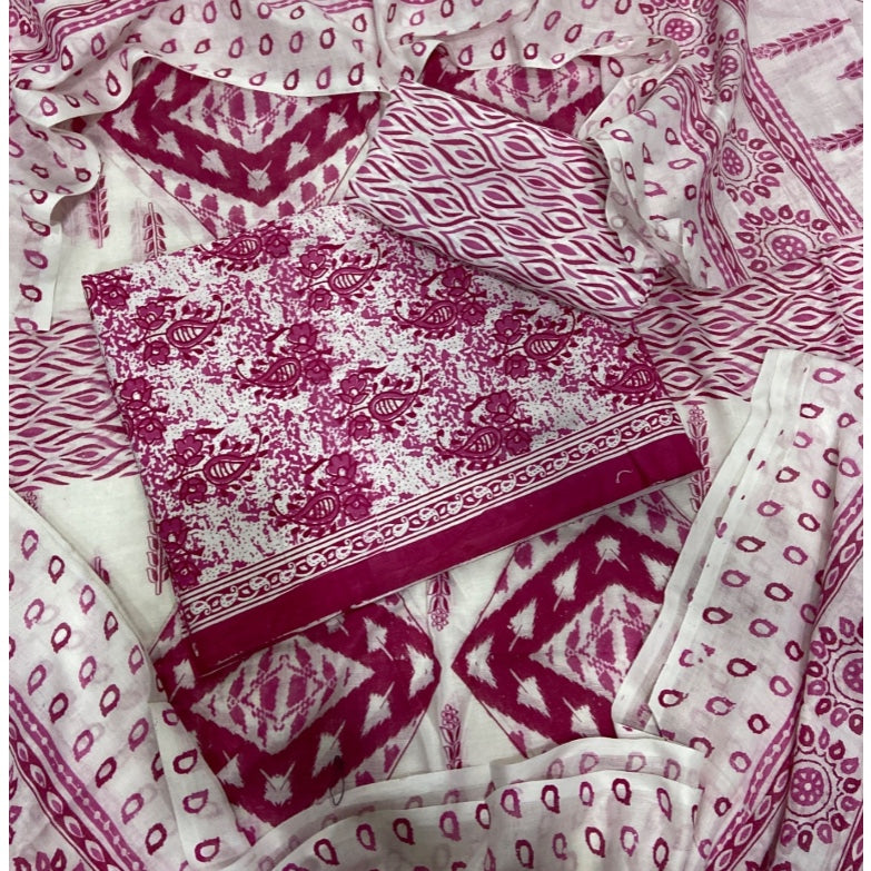 Celestial Pure Cotton Print Suit Set (Luxury Feel)