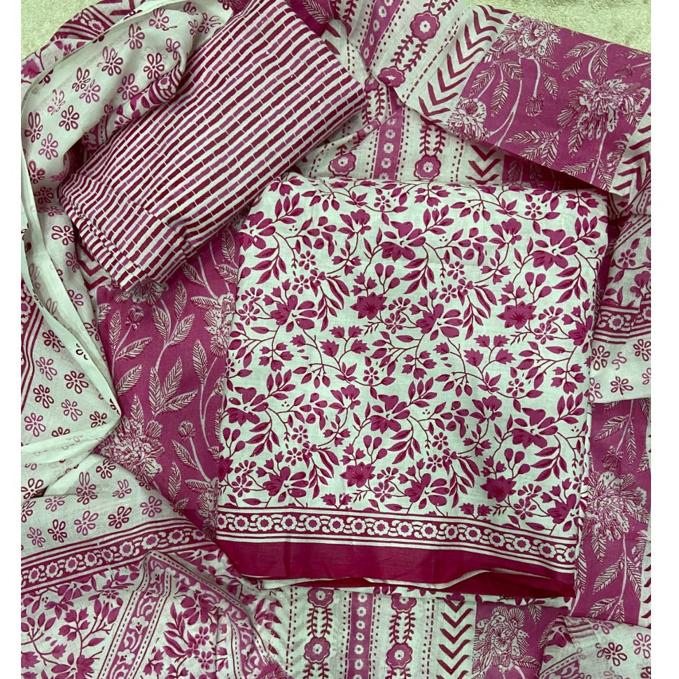 Celestial Pure Cotton Print Suit Set (Luxury Feel)
