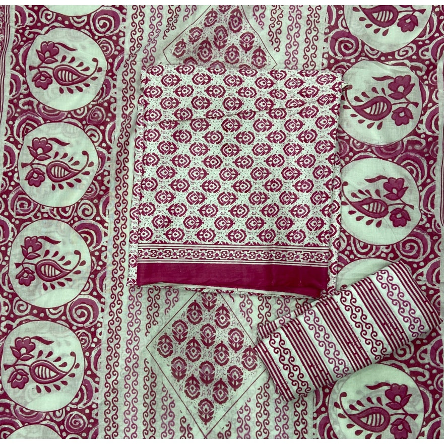 Celestial Pure Cotton Print Suit Set (Luxury Feel)