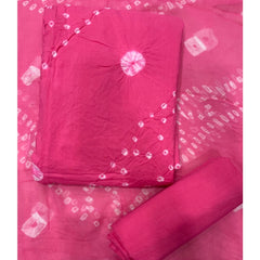 Pure Bandhej Cambric Cotton Suit Set