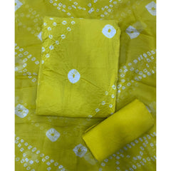 Pure Bandhej Cambric Cotton Suit Set