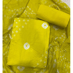 Pure Bandhej Cambric Cotton Suit Set