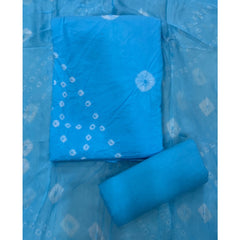 Pure Bandhej Cambric Cotton Suit Set