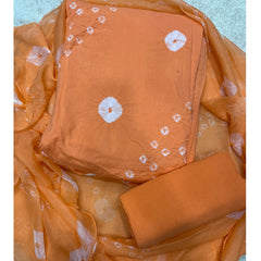 Pure Bandhej Cambric Cotton Suit Set