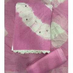 Pure Bandhej Cambric Cotton Suit Set