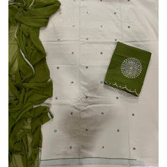 Fancy Jaam Suit Set with Heavy Bottom work