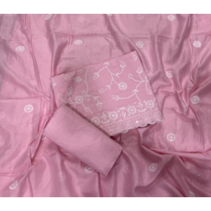Premium Chikankari Pure Cotton Suit Set