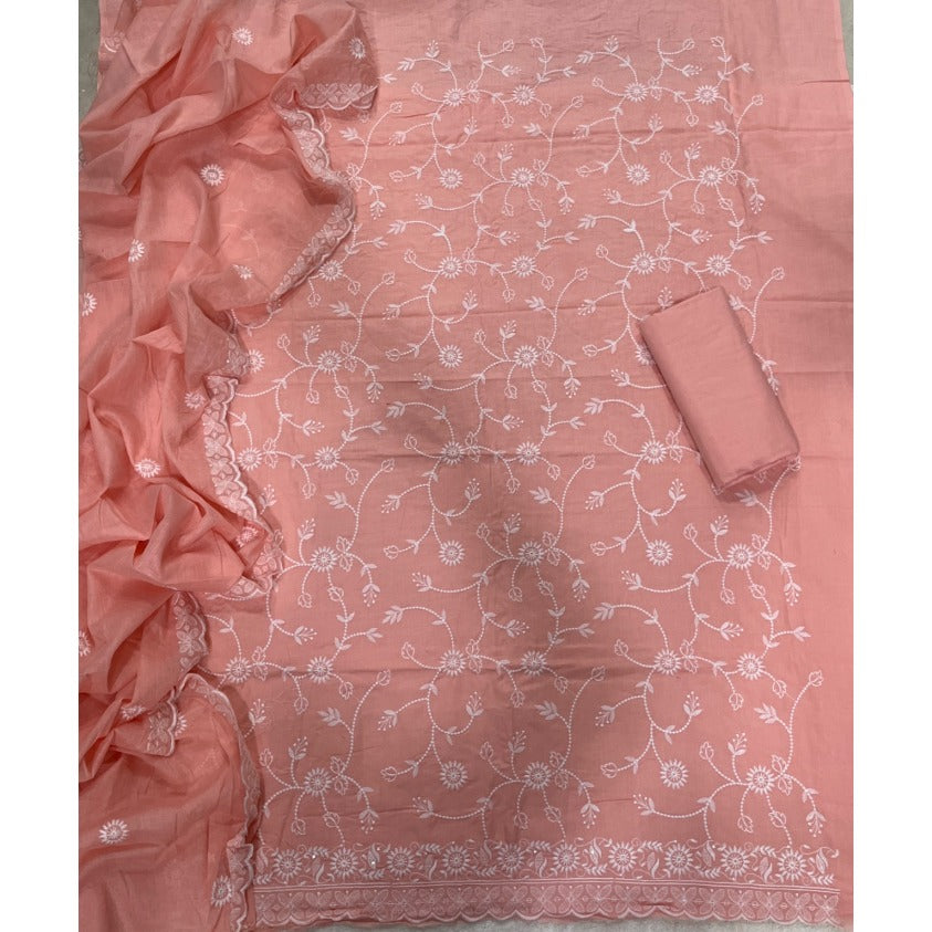 Premium Chikankari Pure Cotton Suit Set
