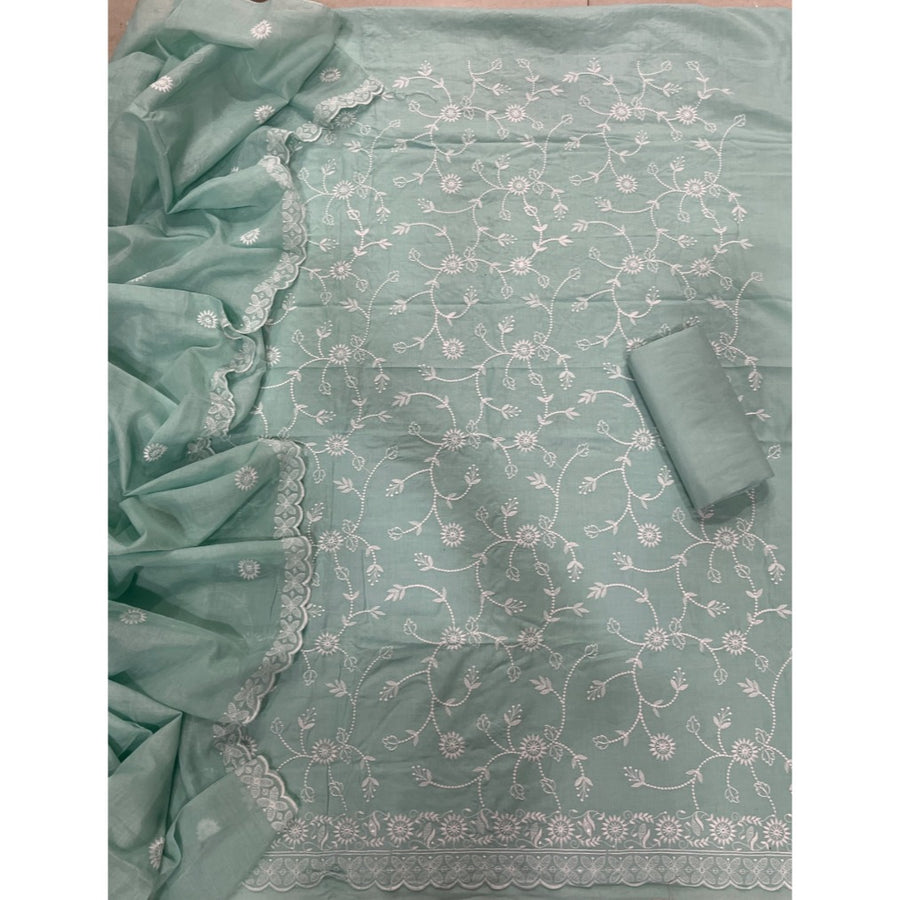 Premium Chikankari Pure Cotton Suit Set