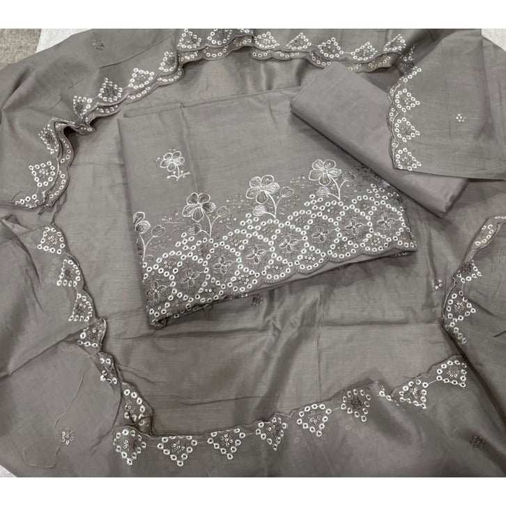 Premium Chikankari Pure Cotton Suit Set