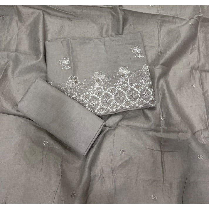 Premium Chikankari Pure Cotton Suit Set
