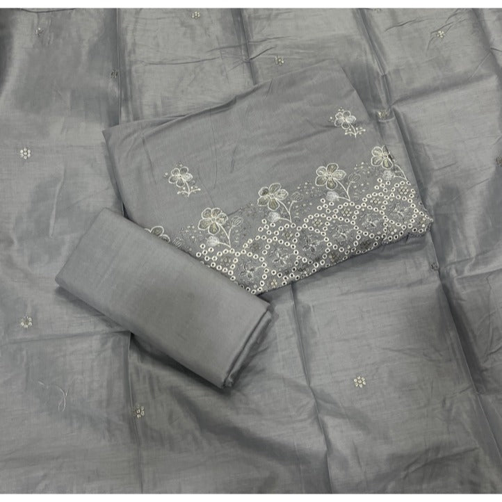 Premium Chikankari Pure Cotton Suit Set