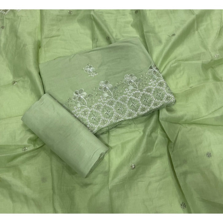 Premium Chikankari Pure Cotton Suit Set