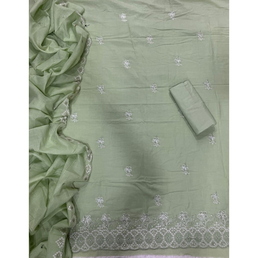 Premium Chikankari Pure Cotton Suit Set
