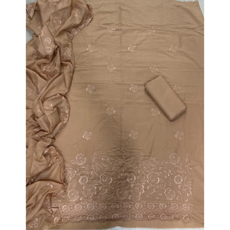 Premium Chikankari Pure Cotton Suit Set