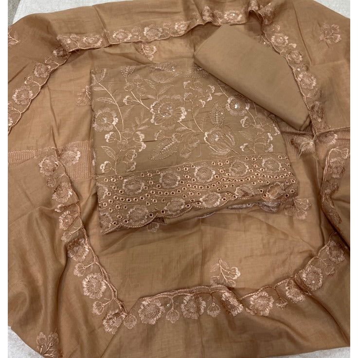 Premium Chikankari Pure Cotton Suit Set
