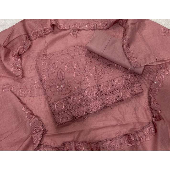Premium Chikankari Pure Cotton Suit Set