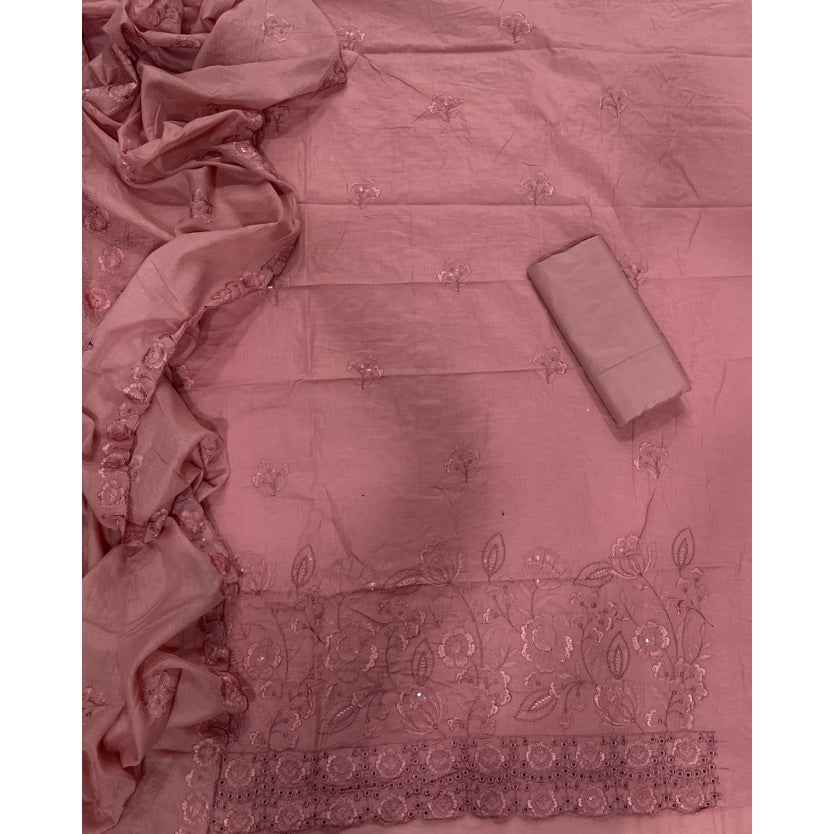 Premium Chikankari Pure Cotton Suit Set