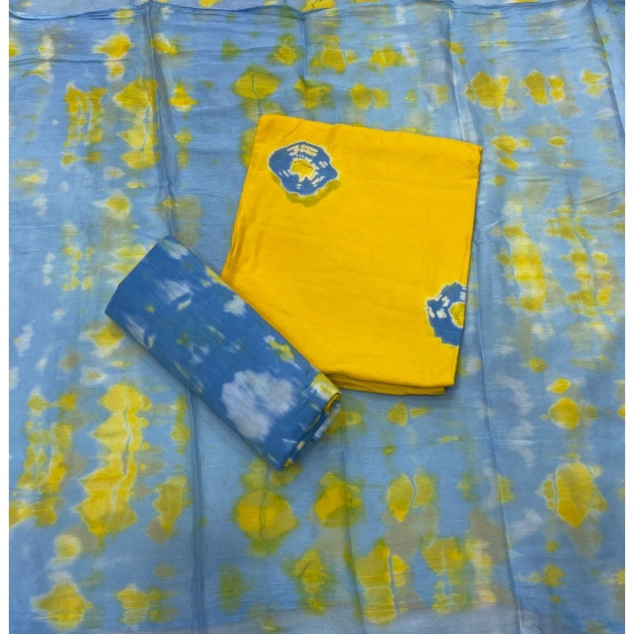 Pure Bandhej Cambric Cotton Suit Set