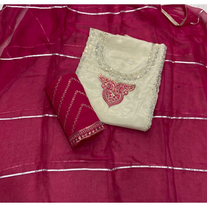 Classy Organza suit set