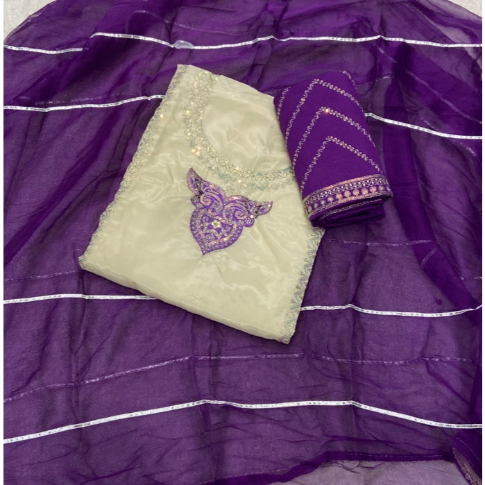 Classy Organza suit set