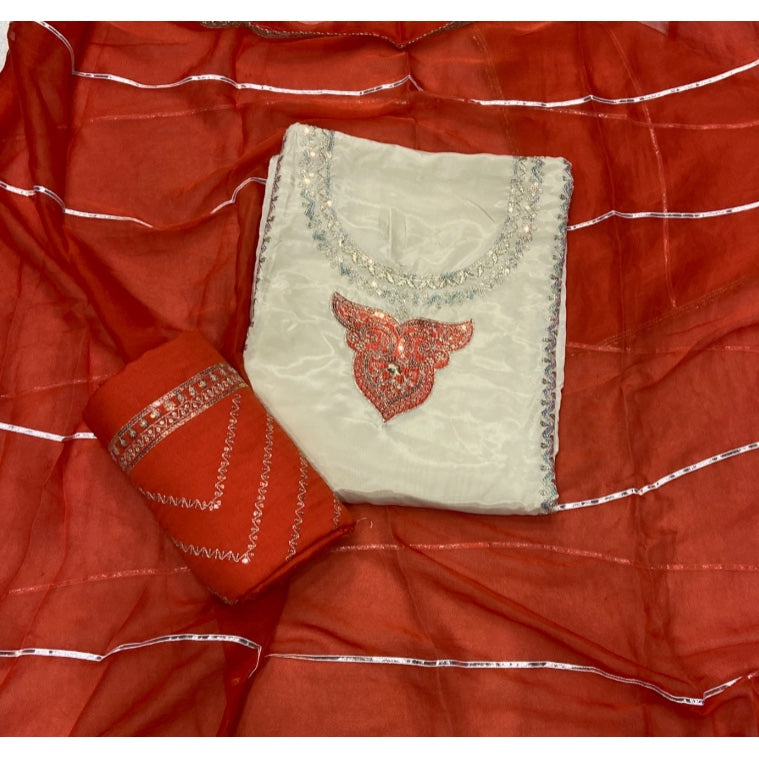 Classy Organza suit set