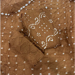 Pure Bandhej Cambric Cotton Suit Set