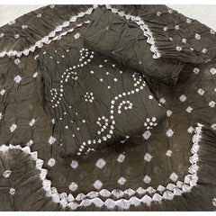 Pure Bandhej Cambric Cotton Suit Set