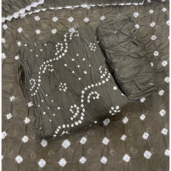 Pure Bandhej Cambric Cotton Suit Set