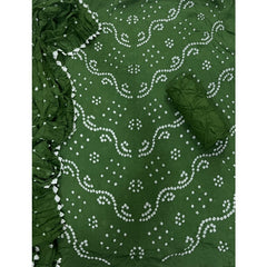 Pure Bandhej Cambric Cotton Suit Set