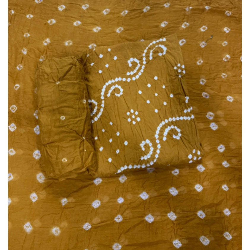 Pure Bandhej Cambric Cotton Suit Set
