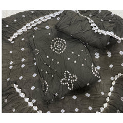 Pure Bandhej Cambric Cotton Suit Set