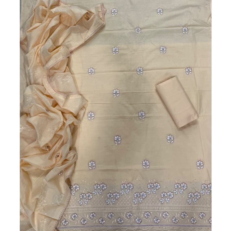 Premium Chikankari Pure Cotton Suit Set