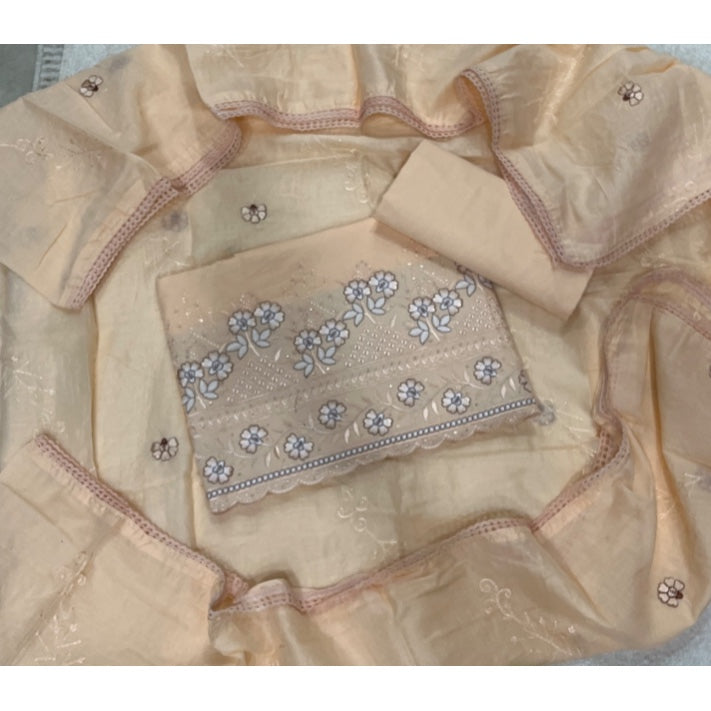 Premium Chikankari Pure Cotton Suit Set