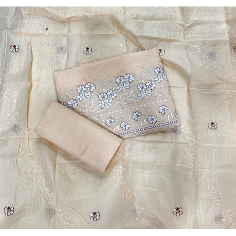 Premium Chikankari Pure Cotton Suit Set