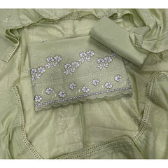 Premium Chikankari Pure Cotton Suit Set