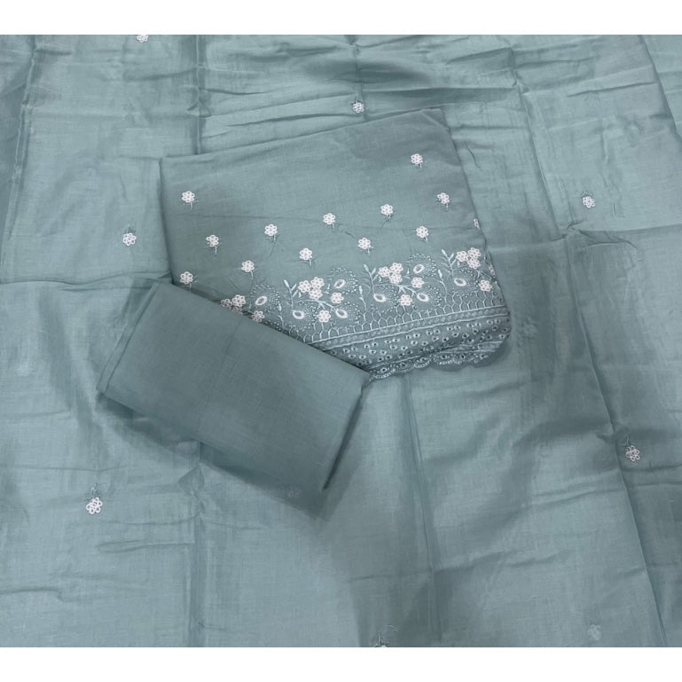 Premium Chikankari Pure Cotton Suit Set