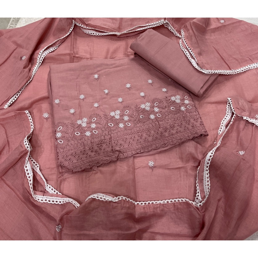 Premium Chikankari Pure Cotton Suit Set