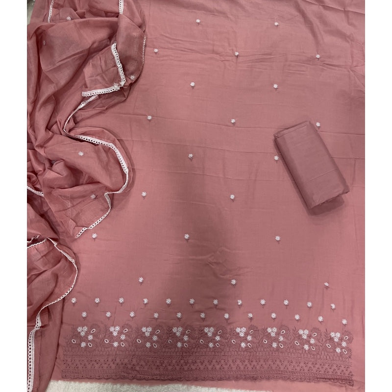 Premium Chikankari Pure Cotton Suit Set