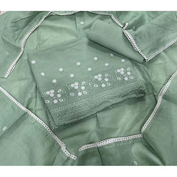 Premium Chikankari Pure Cotton Suit Set
