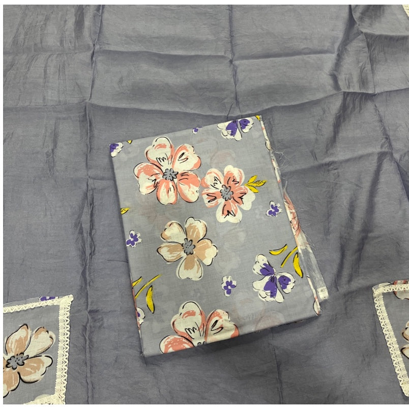 Cambric Cotton Print Suit Set