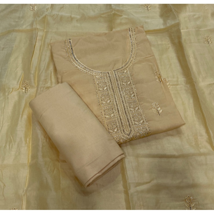 Premium Chikankari Pure Cotton Suit Set