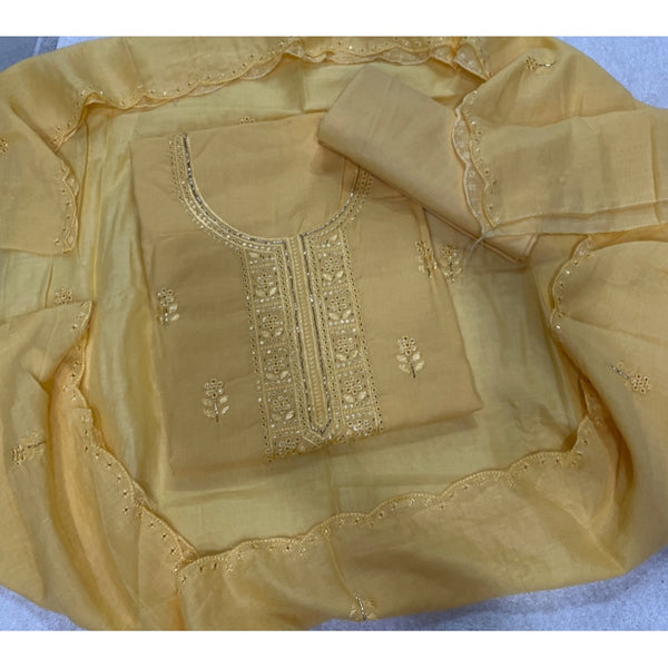 Premium Chikankari Pure Cotton Suit Set