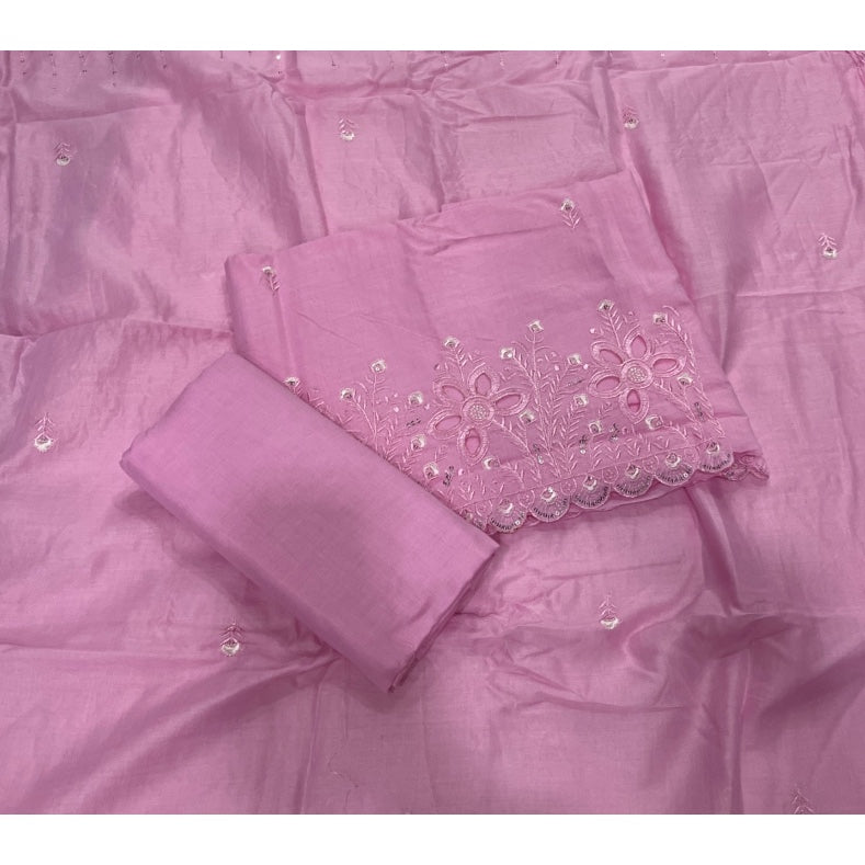 Premium Chikankari Pure Cotton Suit Set