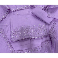 Premium Chikankari Pure Cotton Suit Set
