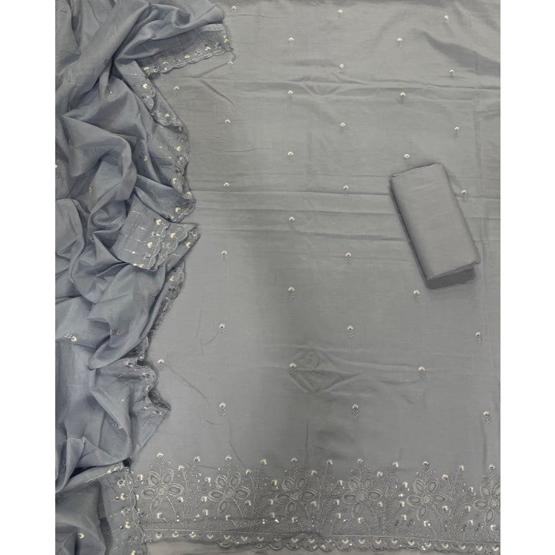 Premium Chikankari Pure Cotton Suit Set