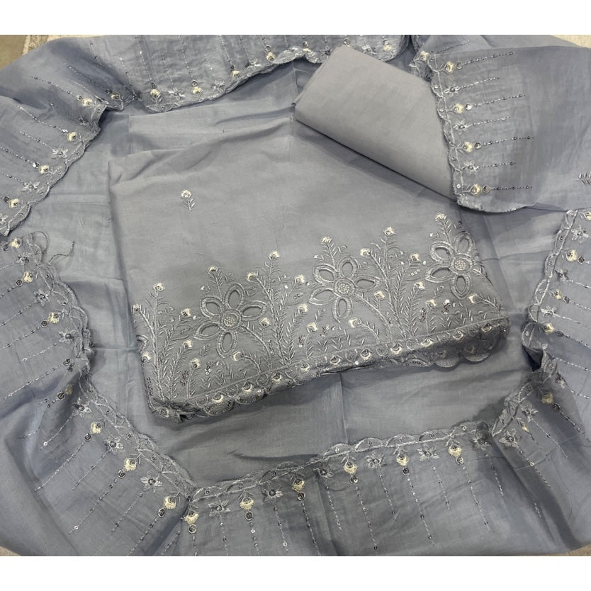 Premium Chikankari Pure Cotton Suit Set