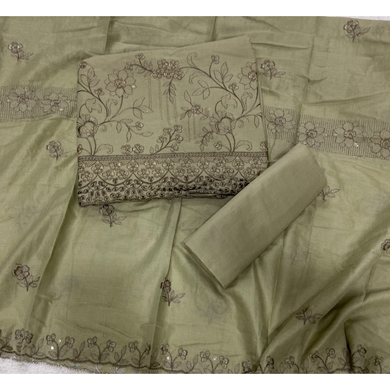 Premium Chikankari Pure Cotton Suit Set